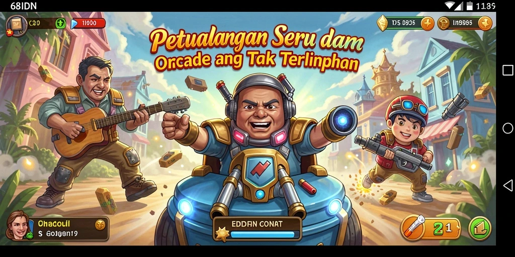 Gameplay seru dan menantang di 68IDN.