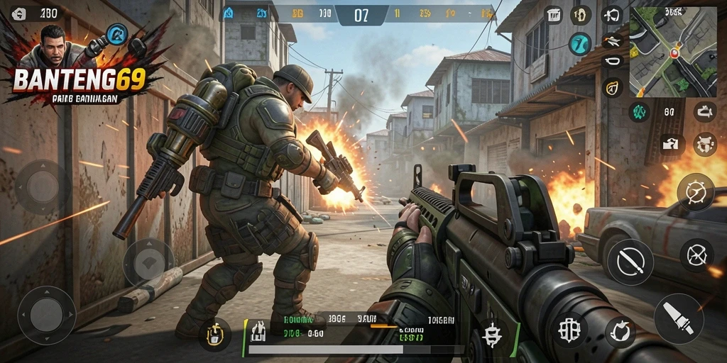 Tangkapan layar gameplay BANTENG69 yang intens dan memukau.