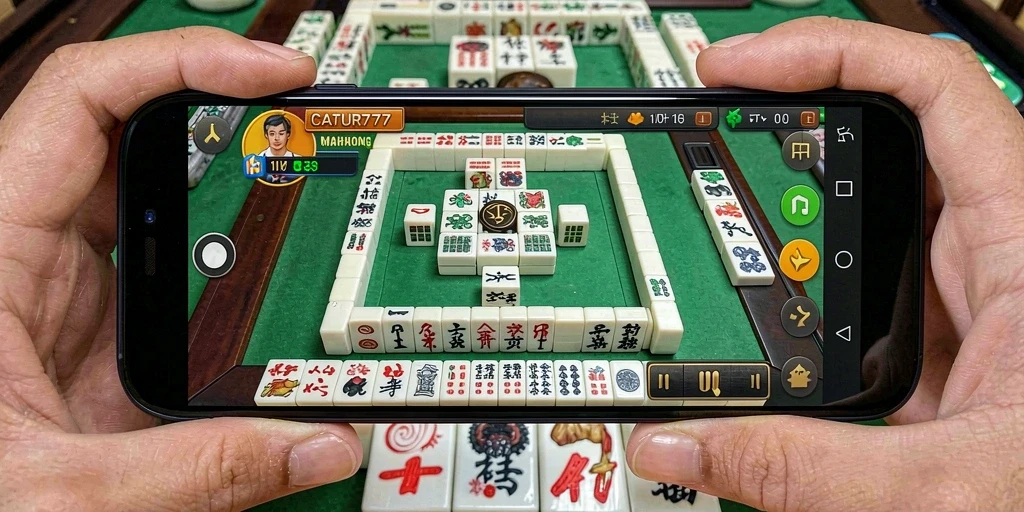 Tampilan gameplay seru dan interaktif dari CATUR777.
