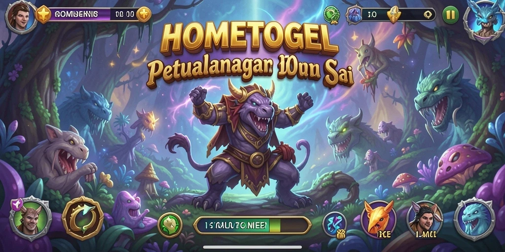 Screenshot HOMETOGEL menampilkan aksi seru dalam gameplay RPG.