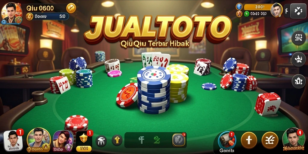 Tampilan gameplay QIUQIU yang menarik dalam JUALTOTO.