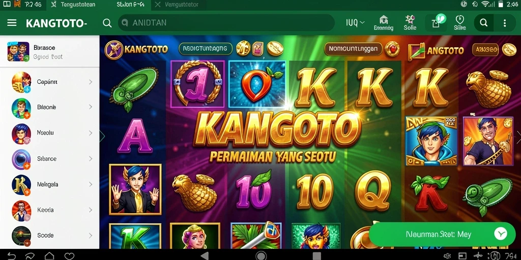 Tampilan gameplay KANGTOTO yang seru dan mendebarkan.