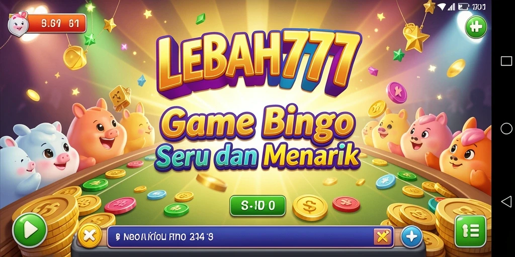 Tampilan gameplay seru dari aplikasi Bingo LEBAH777.