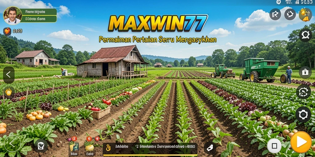 Tangkap momen seru bermain pertanian dengan MAXWIN77.