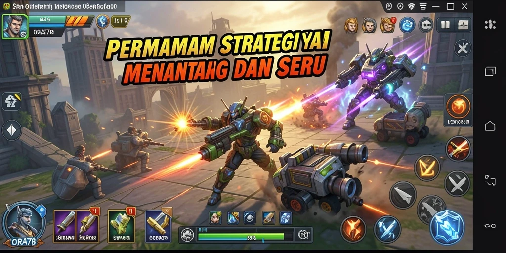 Tampilan gameplay yang menegangkan dari ORA78 dalam aksi.