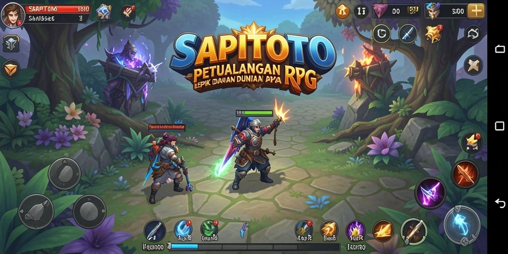 Tampilan gameplay RPG SAPITOTO yang menarik dan penuh aksi.