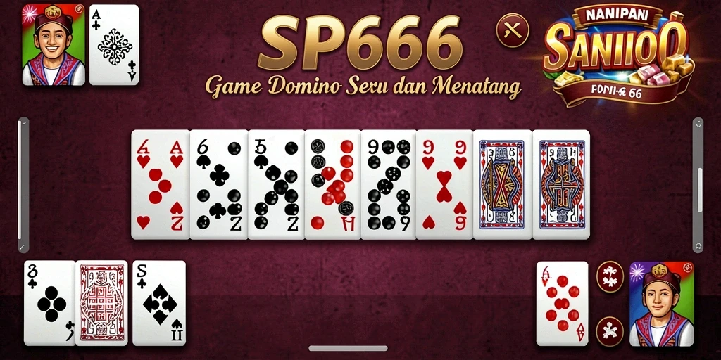 Tampilkan gameplay seru dari SP666, pengalaman bermain Domino terbaik.