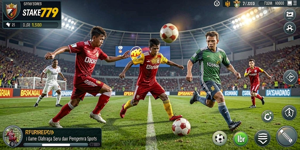 Tampilan gameplay STAKE779 yang menarik dan dinamis saat bermain olahraga.