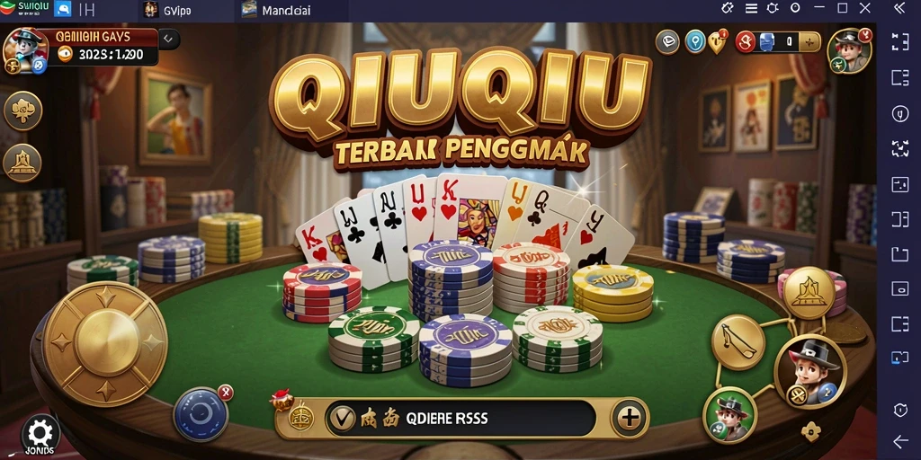 Tampilan gameplay QiuQiu yang penuh aksi dan menantang di SVIP5.