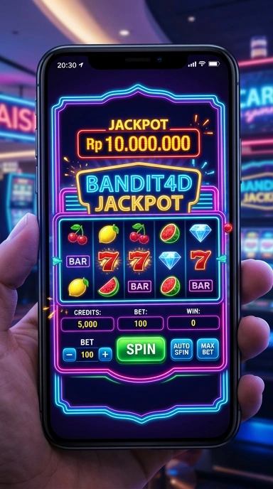 Tampilan antarmuka pengguna bandit4d yang sederhana dan intuitif.